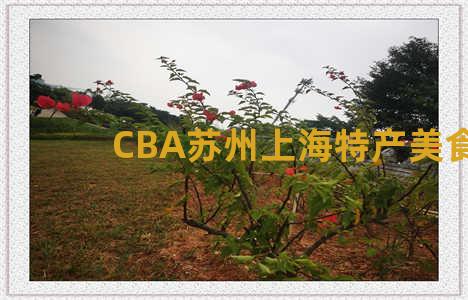 CBA苏州上海特产美食